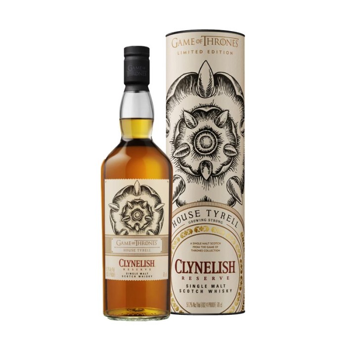 Clynelish Reserve - Game of Thrones House Tyrell with box