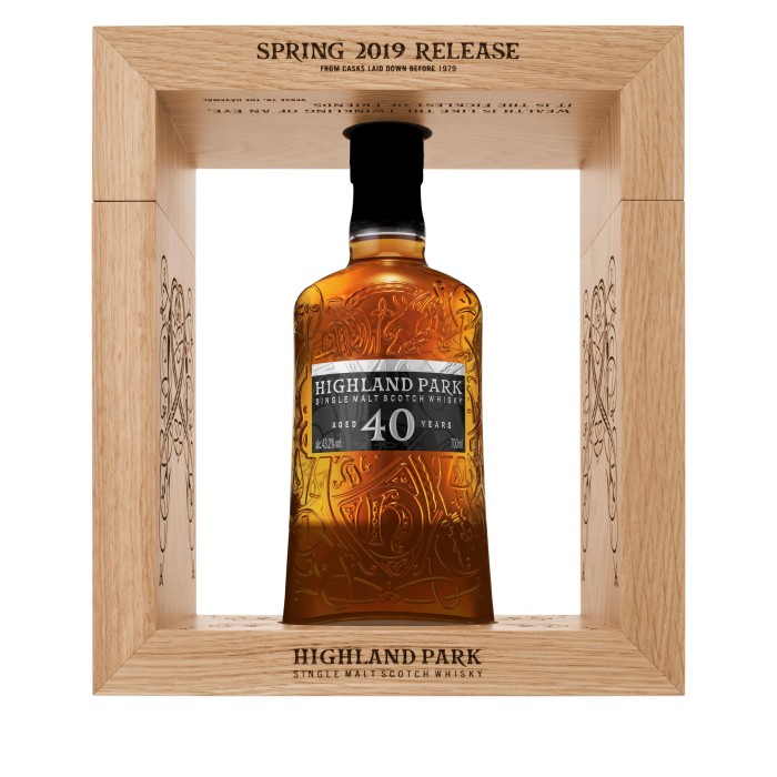 Highland Park 40 Year Old 2019 Release in case