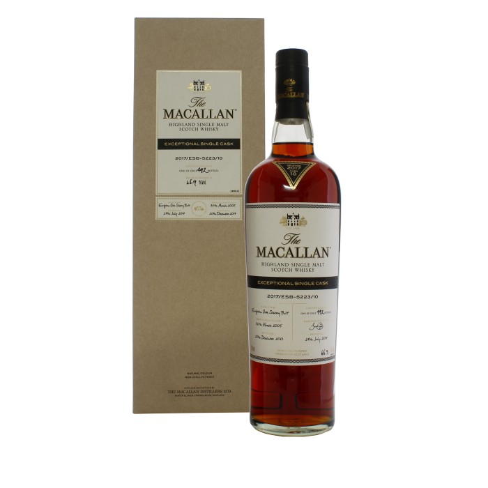 Macallan 2005 Exceptional Cask #5223-10 2017 Release