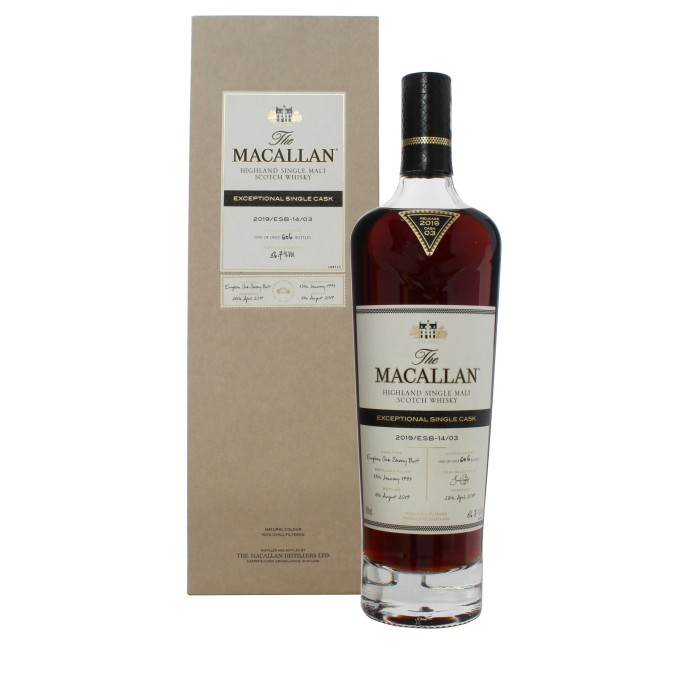 Macallan Exceptional Single Cask 1997 14/03 2019 Release