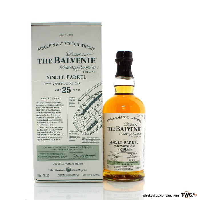 Balvenie 25 Year Old Single Cask #7046 Single Barrel