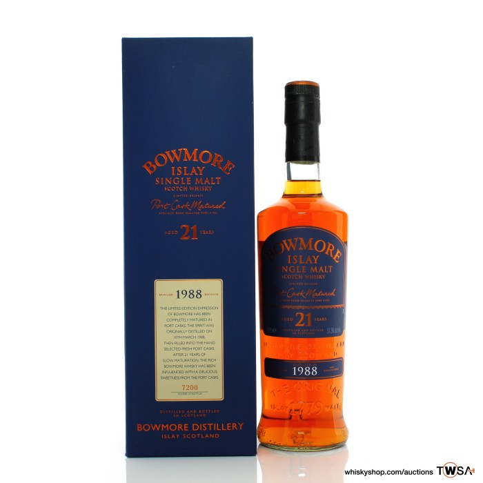 Bowmore 1988 21 Year Old Port Cask