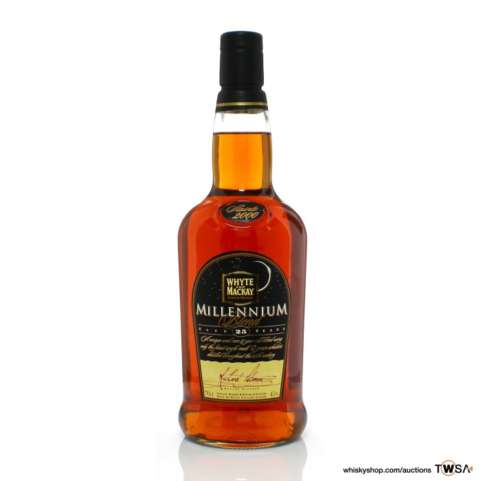 Whyte and Mackay 25 Year Old Millennium Blend