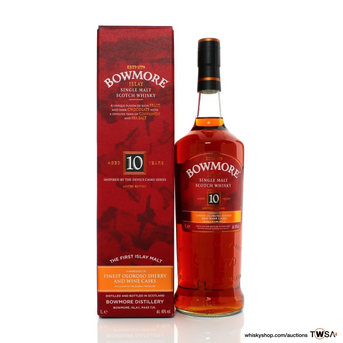 Bowmore 10 Year Old Devil's Cask Inspired