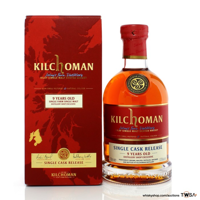 Kilchoman 2010 9 Year Old Single Cask #278 Distillery Shop Exclusive