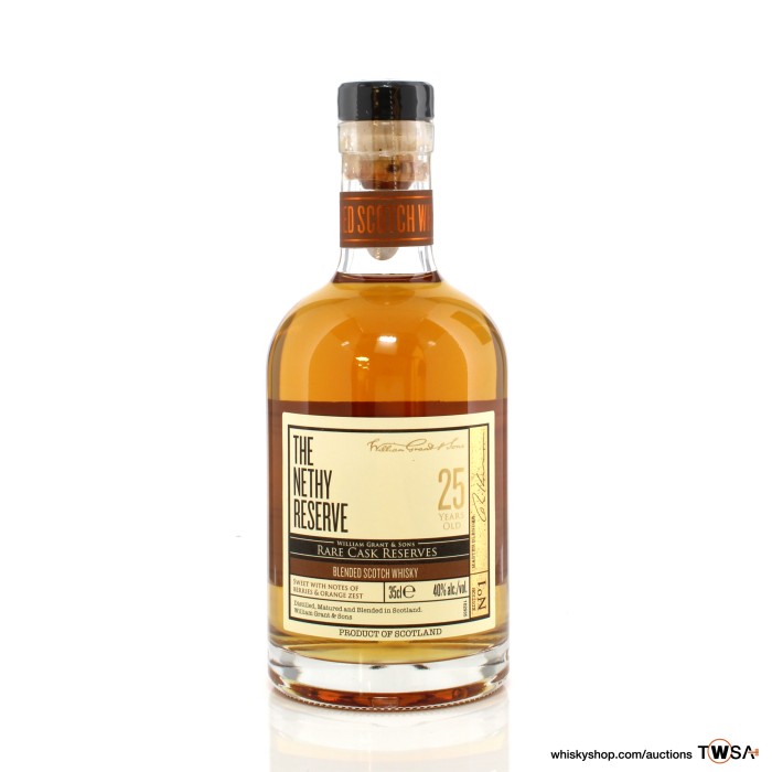 Rare Cask Reserves 25 Year Old The Nethy Reserve