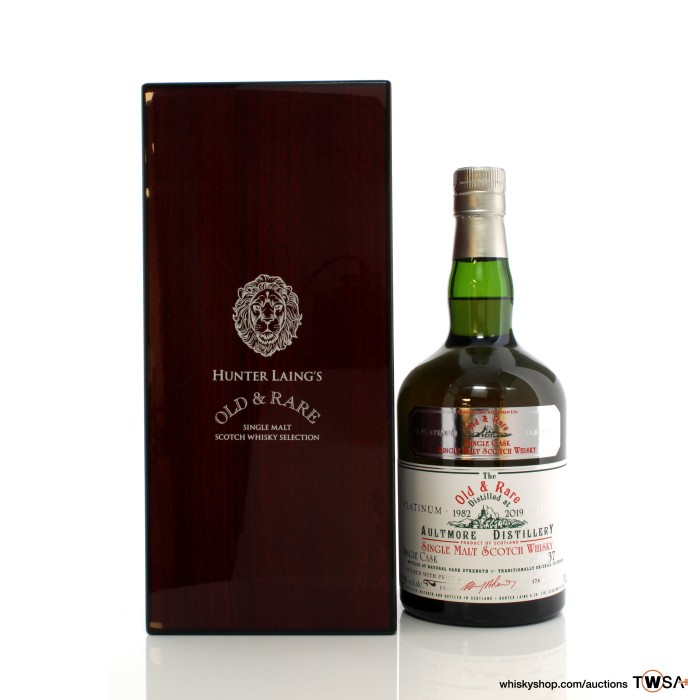 Aultmore 1982 37 Year Old Single Cask Hunter Laing Platinum Old & Rare
