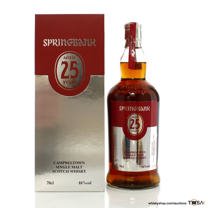 Springbank 25 Year Old 2021 Release