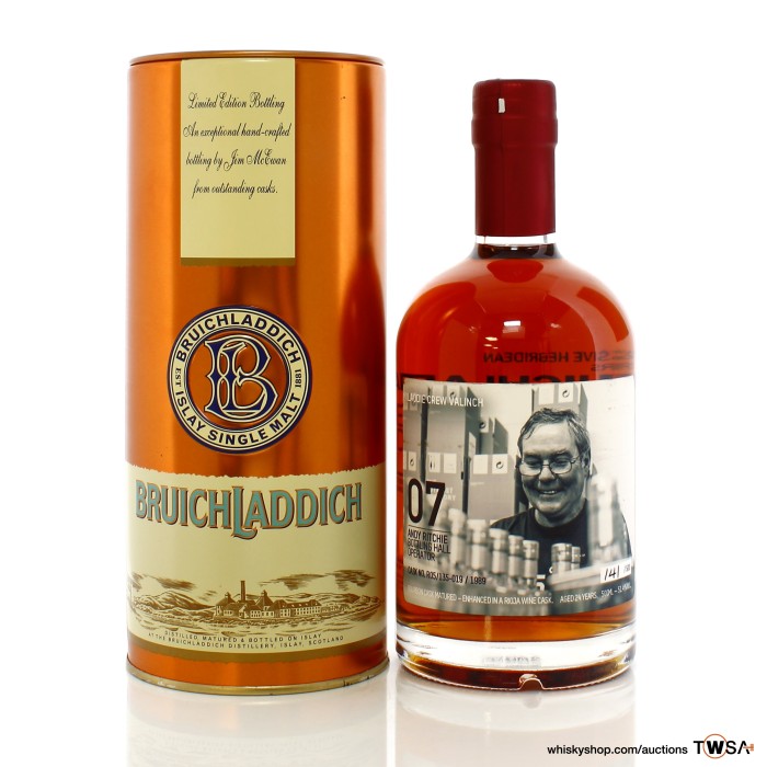 Bruichladdich 1989 24 Year Old Single Cask #R05/135-019 Valinch No.07 - Andy Ritchie