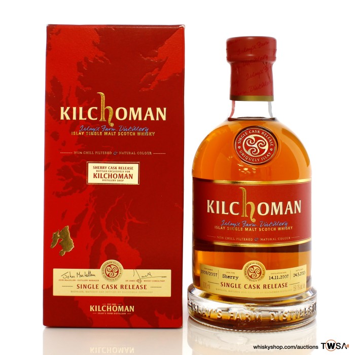 Kilchoman 2007 5 Year Old Single Cask #3009 - Distillery Shop Exclusive