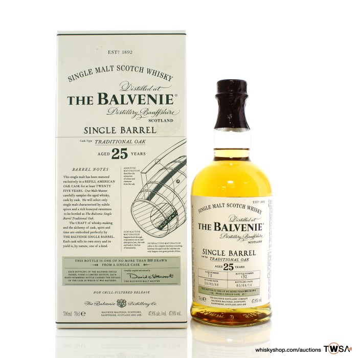 Balvenie 25 Year Old Single Barrel #73