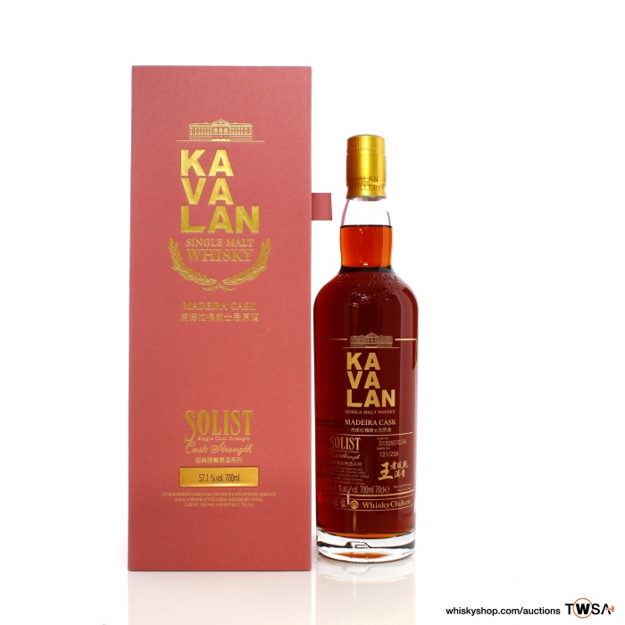Kavalan Single Cask #D150507029A Solist Madeira Cask - WhiskyClub.co