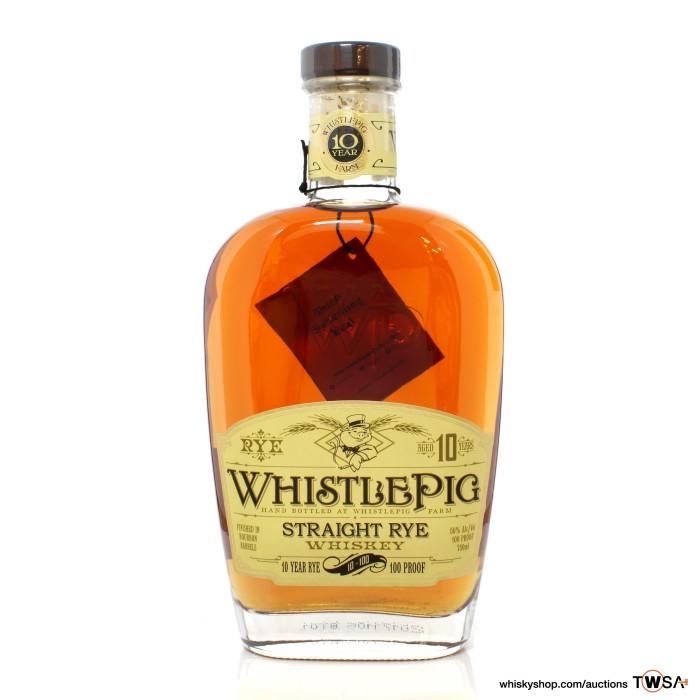 WhistlePig 10 Year Old Straight Rye