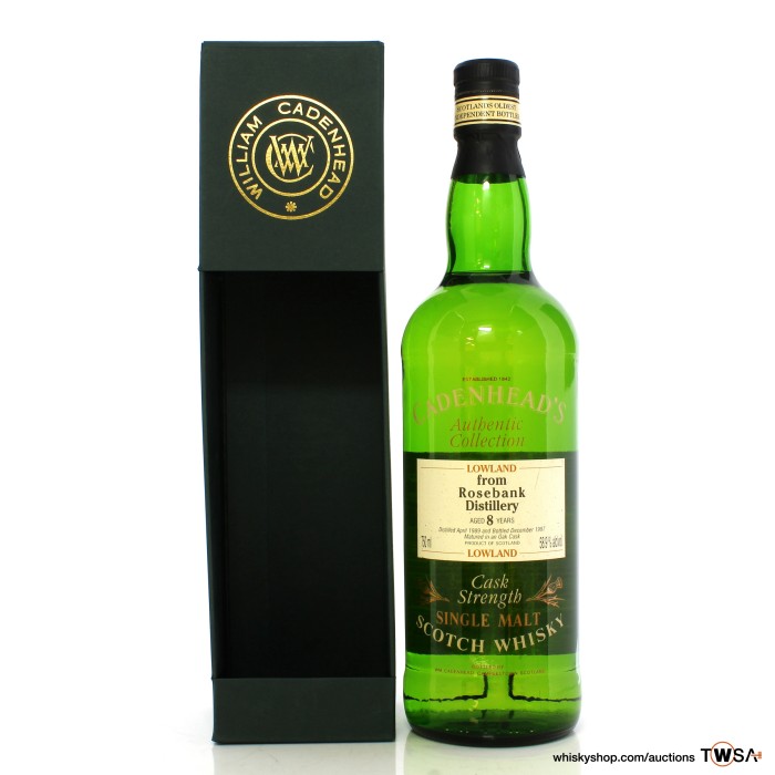 Rosebank 1989 8 Year Old Cadenhead's Authentic Collection