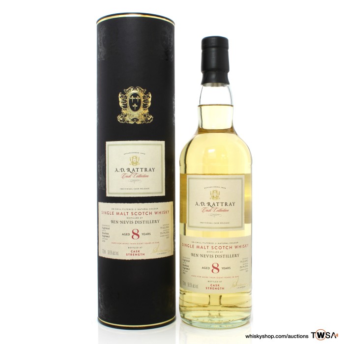 Ben Nevis 2012 8 Year Old Single Cask #1939 AD Rattray Cask Collection