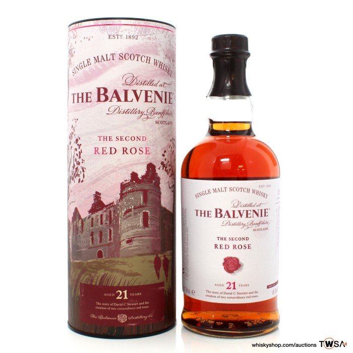Balvenie 21 Year Old Stories Series The Second Red Rose