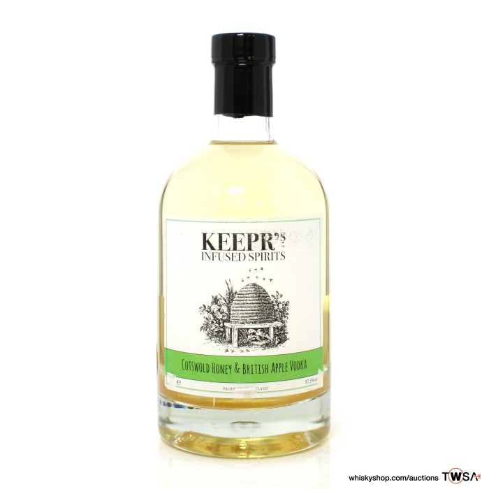 Keepr's Cotswolds Honey & British Apple Vodka