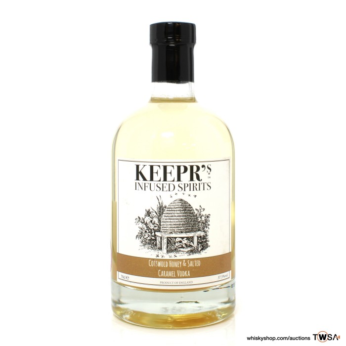 Keepr's Cotswolds Honey & Salted Caramel Vodka