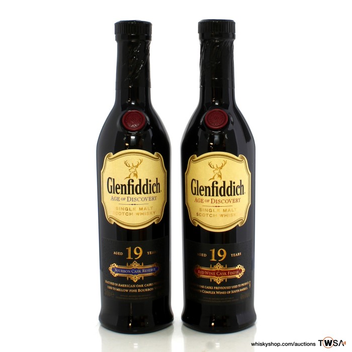 Glenfiddich 19 Year Old Age of Discovery 2 x 20cl 