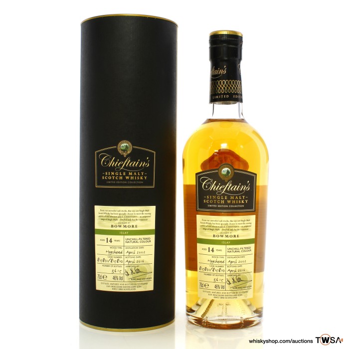 Bowmore 2002 14 Year Old Chieftain's