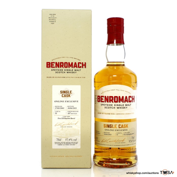 Benromach 2003 18 Year Old Single Cask #51 - Online Exclusive