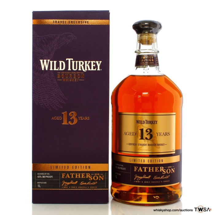 Wild Turkey 13 Year Old Father and Son - Travel Retail