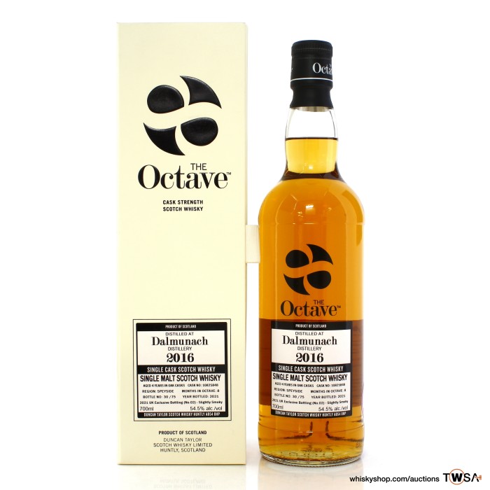 Dalmunach 2016 4 Year Old Single Cask #10825848 Duncan Taylor The Octave - UK