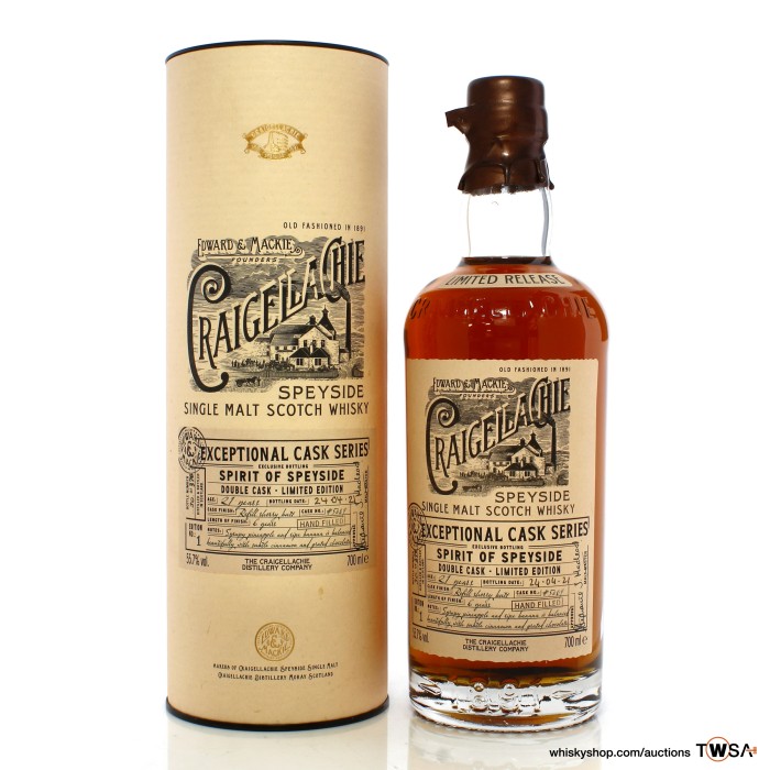 Craigellachie 1999 21 Year Old Single Cask #5009 Exceptional Cask Series - Spirit of Speyside 2021