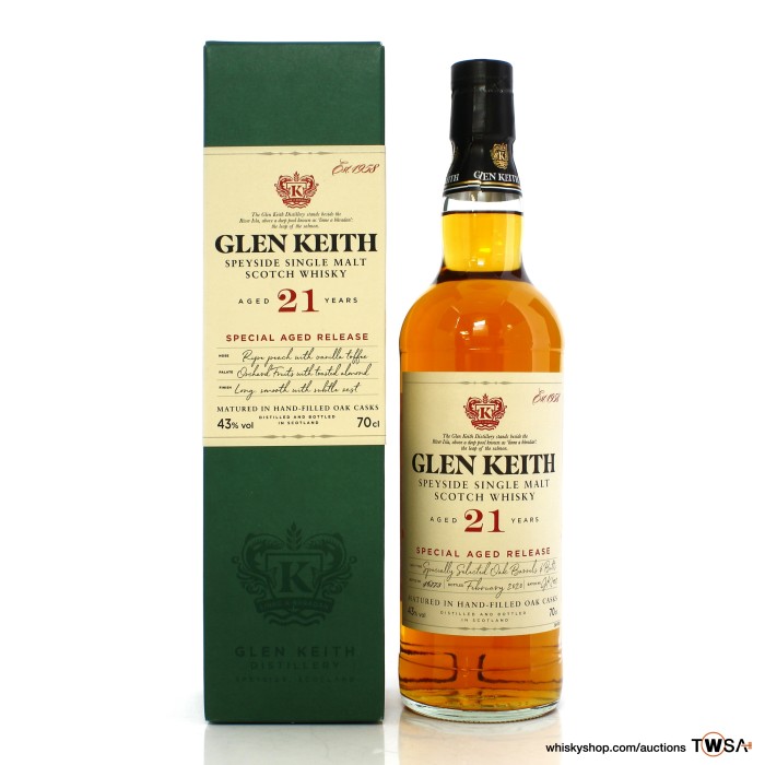 Glen Keith 21 Year Old Special Aged Release