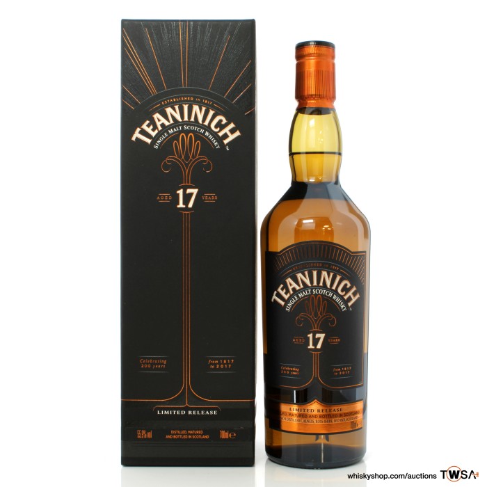 Teaninich 1999 17 Year Old Bicentenary 2017 Special Release