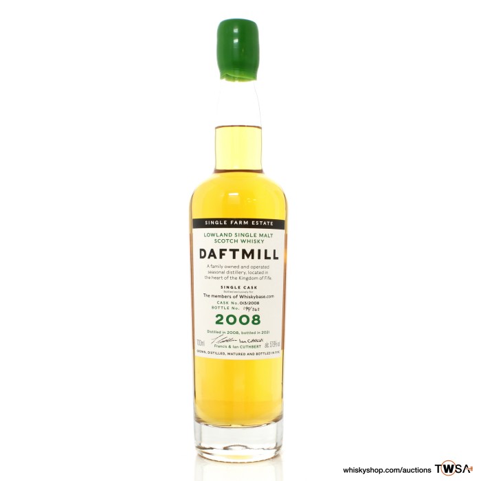 Daftmill 2008 12 Year Old Single Cask #13 - Whiskybase.com