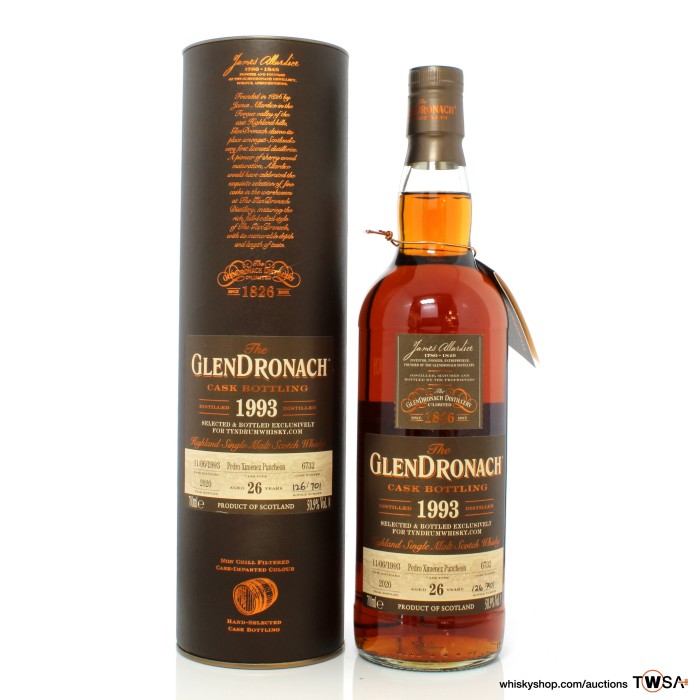 GlenDronach 1993 26 Year Old Single Cask #6732 - Tyndrum Whisky