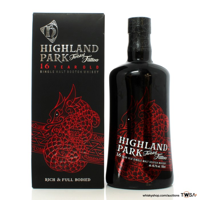 Highland Park 16 Year Old Twisted Tattoo