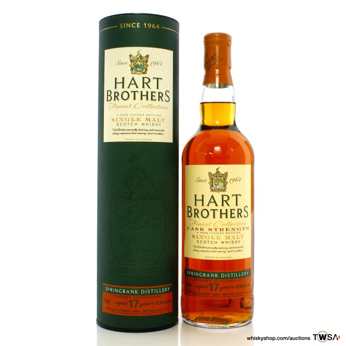 Springbank 1996 17 Year Old Hart Brothers Finest Collection
