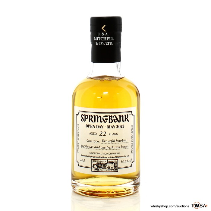 Springbank 22 Year Old - Open Day 2022