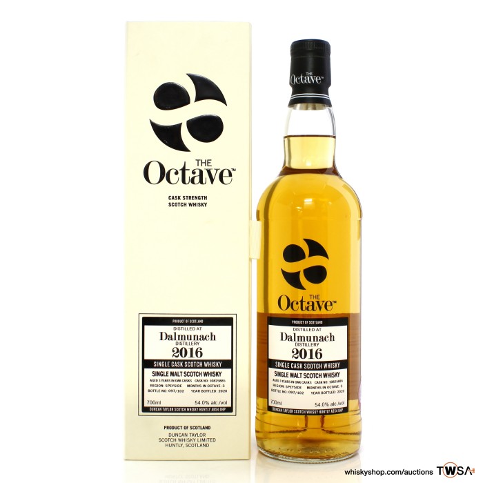 Dalmunach 2016 3 Year Old Single Cask #10825885 Duncan Taylor The Octave